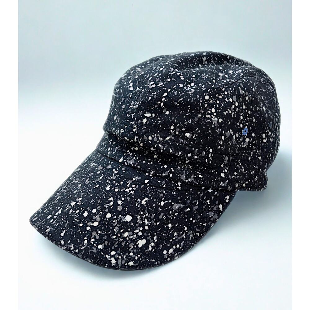 Lululemon Race To Place Run Hat 2.0 Black White Splatter EUC Adjustable - Picture 5 of 15